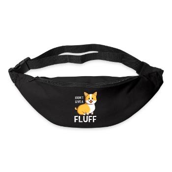 Ich Gebe Keinen Süßen Flusen -Corgi -Hundebesitzer - Gürteltasche - Schwarz - Vorne