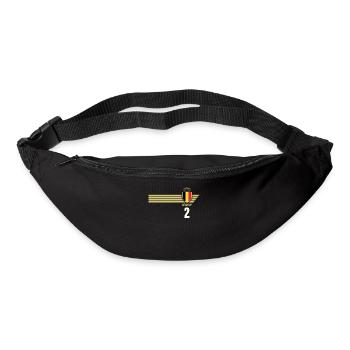 Belgien Teufel Patriotismus Fussball Fan Trikot - Gürteltasche - Schwarz - Vorne