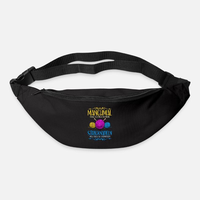 Häkeln - Gürteltasche - Schwarz