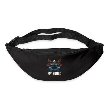 Bird of Prey funny falconer saying hunting design - Bum bag - black - Front