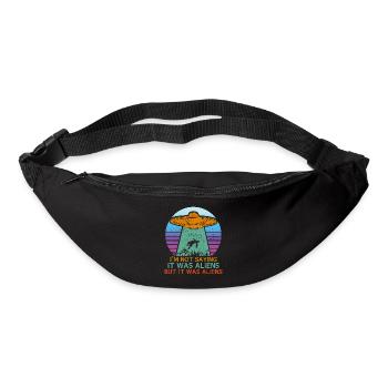 Je ne dis pas que c’était des extraterrestres, mais c’était - Sac banane - noir - Devant