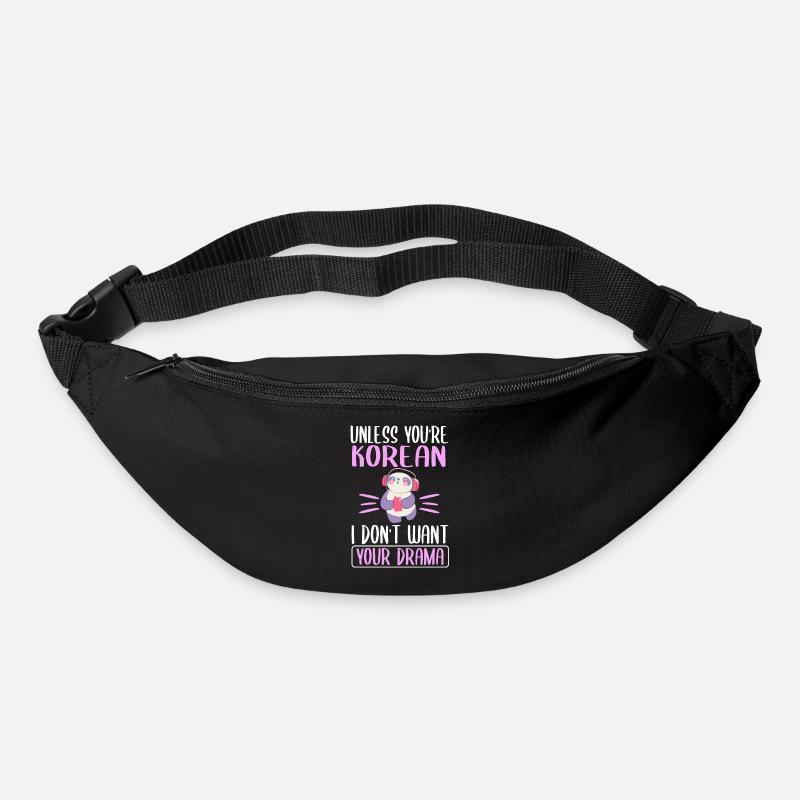 Nur Ein Mädchen, Das K-Pop Koreanische - Gürteltasche - Schwarz