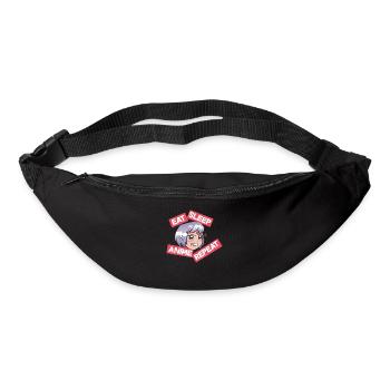 Eating Sleep Anime - Bum bag - black - Front