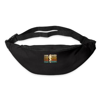 Retro Vintage Classic Trail Running Runner - Gürteltasche - Schwarz - Vorne