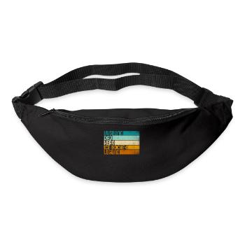 Retro Husband Dad Hero Ice Hockey Legend - Bum bag - black - Front