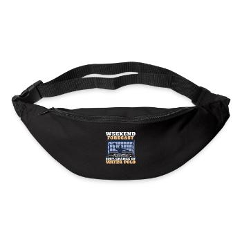 Wochenendvorhersage 100% Chance Lustiges - Gürteltasche - Schwarz - Vorne