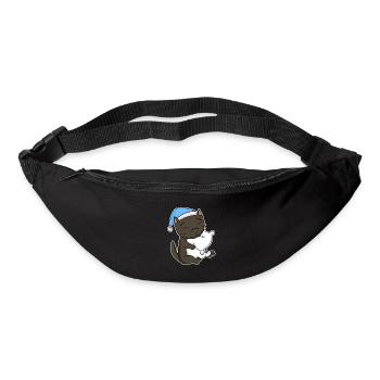 Katze Katzenrasse Havana - Gürteltasche - Schwarz - Vorne