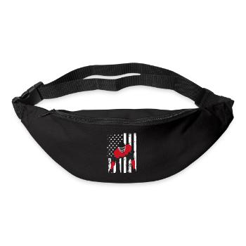 Red Lineman sur un - Sac banane - noir - Devant