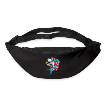 Fun Shark Holiday Beach Sea Shark Fan - Bum bag - black - Front