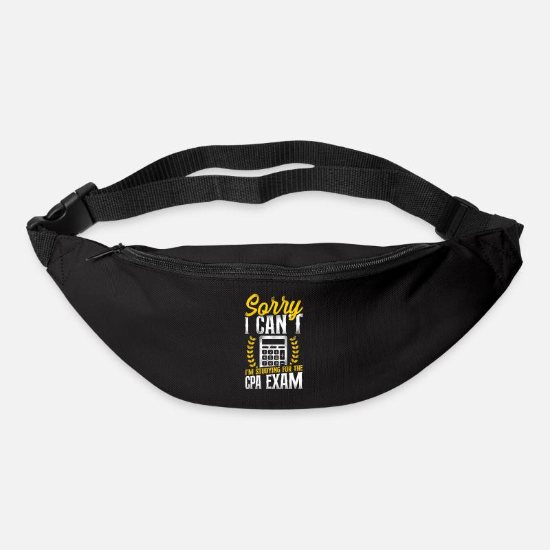 Comptable Comptable Comptable Comptabilité - Sac banane - noir