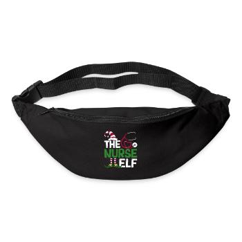Drôle de groupe de pyjama familial assorti Noël - Sac banane - noir - Devant