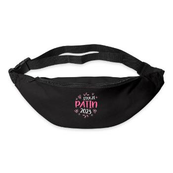 Stolze frischgebackene Patentante Patenkind - Gürteltasche - Schwarz - Vorne