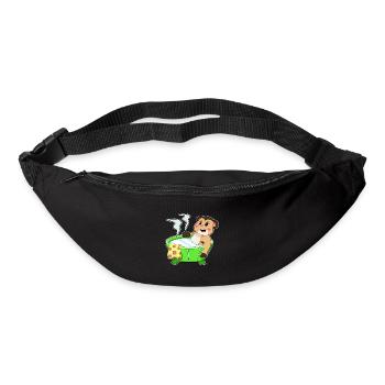 Meerkat Bathing Bathtub - Bum bag - black - Front