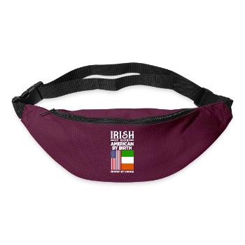 Irish Ireland St.Patrick's Day Gift - Sac banane - bordeaux  - Devant