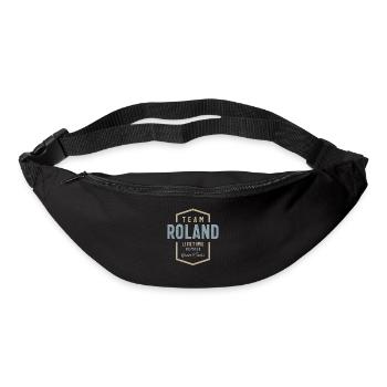 Team Roland Lifetime Member Personalisierter Name - Gürteltasche - Schwarz - Vorne