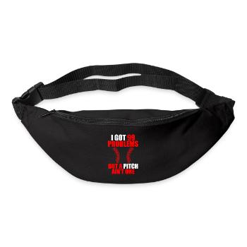 I Got 99 Problems But A Pitch Ain't One - Gürteltasche - Schwarz - Vorne
