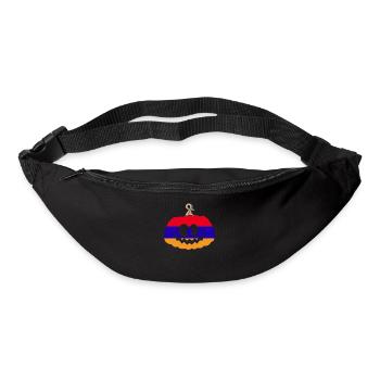 Hongrie Halloween Citrouille - Sac banane - noir - Devant