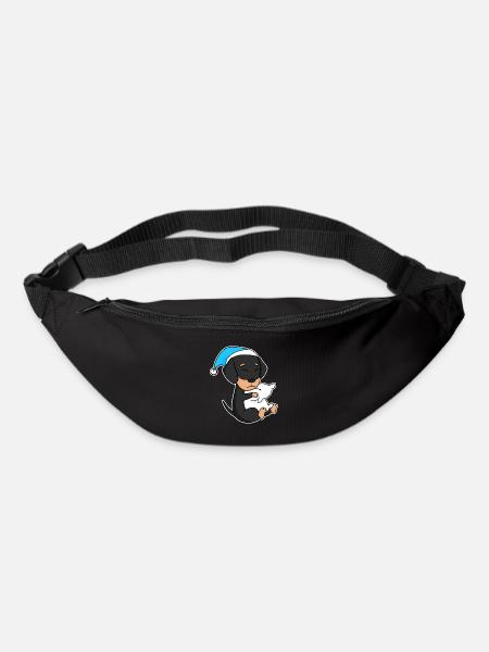 Chien Race de chien Teckel Teckel - Sac banane - noir