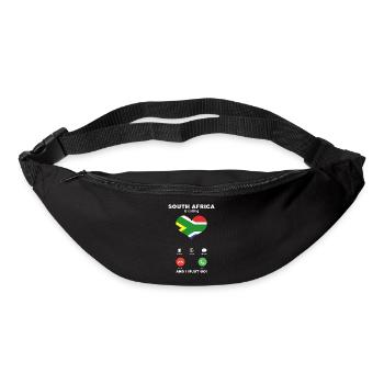 L’Afrique du Sud appelle South Africa Heart Souvenir - Sac banane - noir - Devant