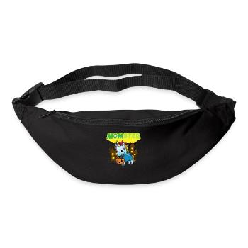 Momster Monster Maman Effrayant Halloween Mommy Costume - Sac banane - noir - Devant