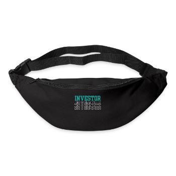 Investors Invest Investor Financier Invest - Bum bag - black - Front