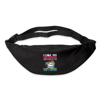 Pansexual LQBTQ - Bum bag - black - Front