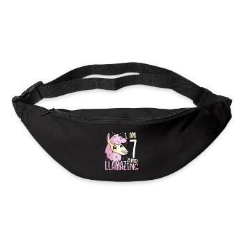 I Am A Seven-Year-Old Lama - Bum bag - black - Front