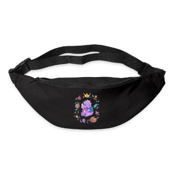 Triceratops Girls School Fairy Tales - Bum bag - black - Front