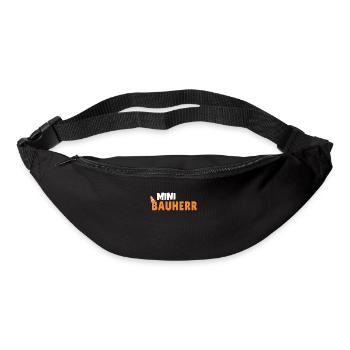 Kinder Bauleiter Bauarbeiter - Bauherr - Gürteltasche - Schwarz - Vorne