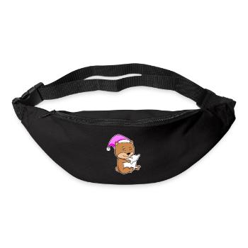 Dog dog breed Shiba Inu - Bum bag - black - Front