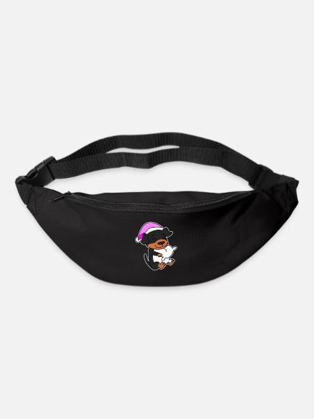 Hund Hunderasse Rottweiler - Gürteltasche - Schwarz