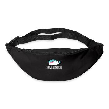This Is My Human Costume I'm Really A Whale Shark - Bum bag - black - Front