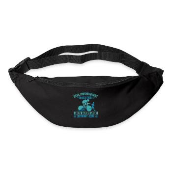 Triathletes Aren't Born They're Made - Bum bag - black - Front