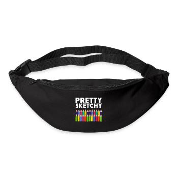 Pretty Incomplete Art Color Artist Colored - Bum bag - black - Front