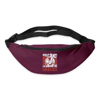 Rugby Game Lifestyle Football Goalkeeper Sport Gesche - Bum bag - burgundy - Front