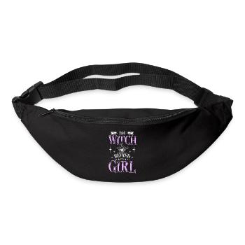 The witch behind the girl - Bum bag - black - Front