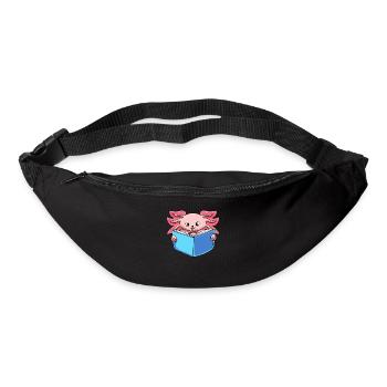 Axolotl Reader Lire - Sac banane - noir - Devant
