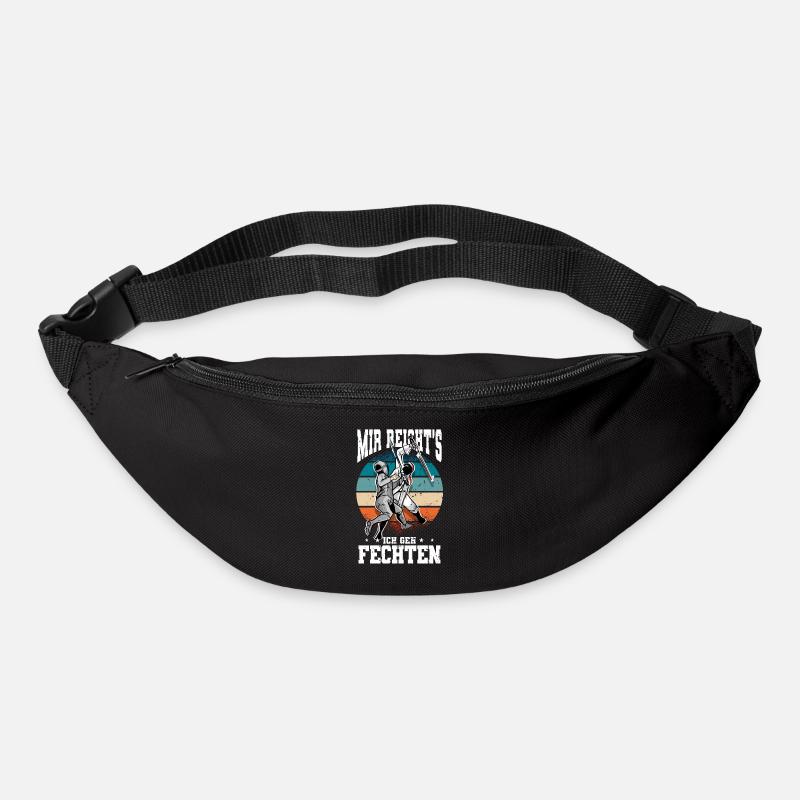 Fechten - Gürteltasche - Schwarz