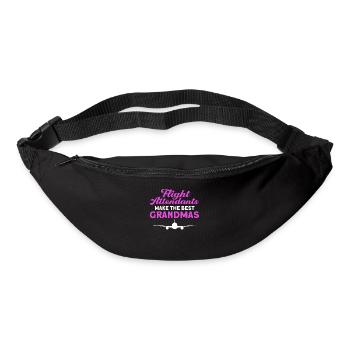 Personnel de cabine de l’hôtesse de l’air hôtesse de l’air - Sac banane - noir - Devant