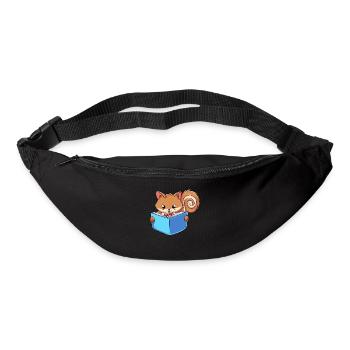 Eichhörnchen Lesebuch - Gürteltasche - Schwarz - Vorne