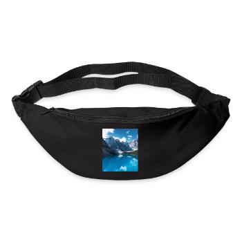 Alpes suisses - Sac banane - noir - Devant