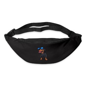 Teckel cool Teckel - Sac banane - noir - Devant