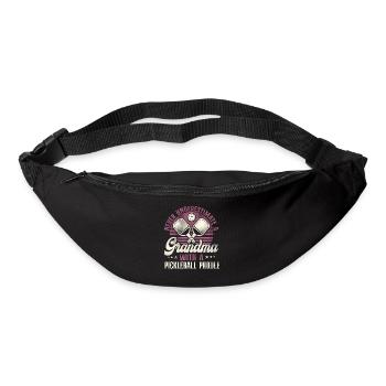 Pickleball Grandma Retro Never - Gürteltasche - Schwarz - Vorne
