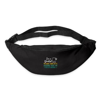 Dentist Dental Gift Medical Student Dentist - Bum bag - black - Front
