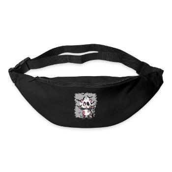 Halloween Zombie Tiere Halloween Panda - Gürteltasche - Schwarz - Vorne