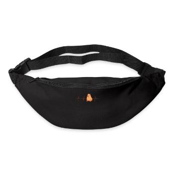 Cooler Capybara Herzschlag - Gürteltasche - Schwarz - Vorne