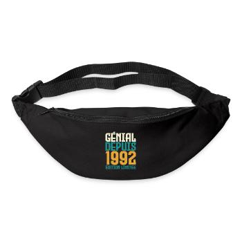 Génial depuis 1992 - Sac banane - noir - Devant