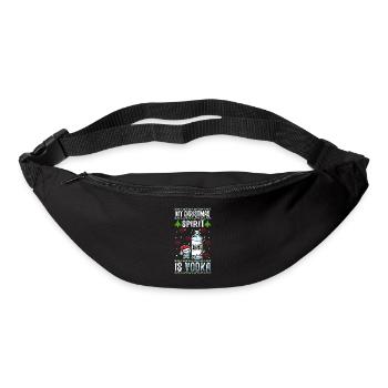 Mon de Noël est la vodka - Sac banane - noir - Devant