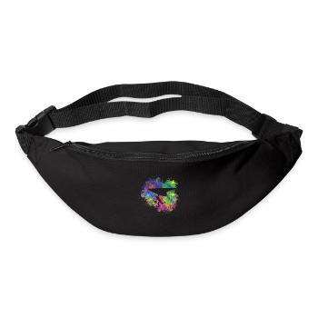 Sommer Gleitschirm - Gürteltasche - Schwarz - Vorne
