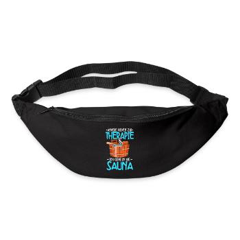 Sauna - Gürteltasche - Schwarz - Vorne